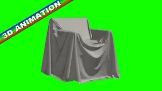 NO COPYRIGHT Green Screen - COVERED CHAIR ANIMATION