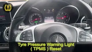 2016 MERCEDES GLC CLASS tyre pressure warning reset