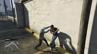 Grand Theft Auto V online throwing hands