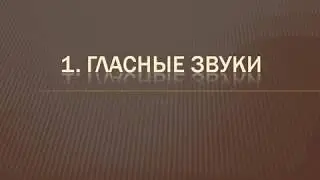 Видеоуроки Английского Урок №2 Фонетика. Гласные звуки.