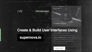 [1/5] Design & Build User Interfaces for Mobile Applications | Supernova.io  2019