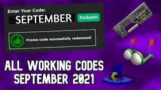 ALL NEW SEPTEMBER 2021 ROBLOX PROMO CODES! New Promo Code Working Free Items EVENTS (Not Expired)
