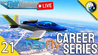 Virtual Aviation Series: My MSFS 2020 NeoFly Career | Say Intentions AI | Active Sky