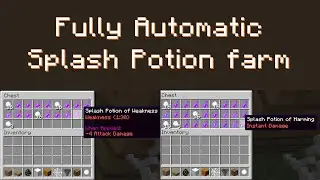 Minecraft: Fully automatic potion farm