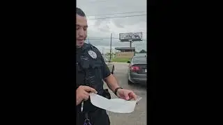 Floresville TX, cop with attitude gives me a ticket.