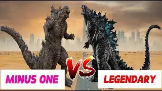 Legendary Godzilla vs Godzilla Minus One | Godzilla Monster Battle