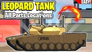 All The Locations For The New Leopard Tank Parts Scavenger Hunt! (Roblox Military Tycoon)