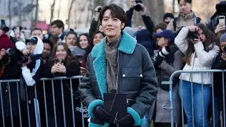 Jhope at the Hermès fashion show