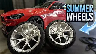 Summer Wheels FINALLY back on the BMW G87 M2!