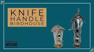 Knife handle birdhouse - Flatwearable Artisan Jewelry