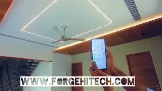 Control your home's Fan, and, Lights by smartphone with our Home Automation Technology