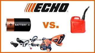 Battery vs. Gasoline! Which String Trimmer is more powerful? Let's find out!