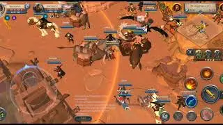 Test duel in the game.  Albion online for android./тестовая дуэль в игре. Альбион онлайн на андроид.