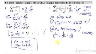 Calculus BC – 10.9 Determining Absolute or Conditional Convergence
