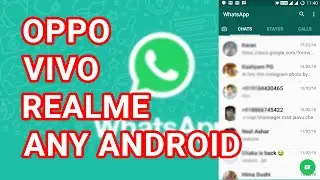 Oppo Mobile Whatsapp contact names problem | Work also on Vivo, Realme any Android