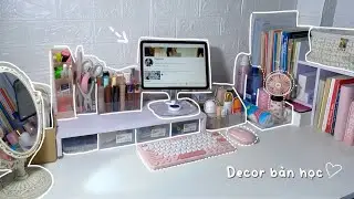 [DESK DECOR+GIVEAWAY] Unboxing & Decor bàn học chuẩn bị cho năm học mới 🎀// Dieuxinhh