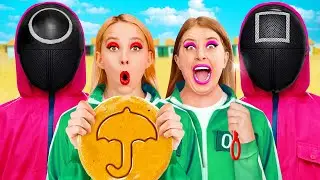Игра в Кальмара в Реальной Жизни Челлендж | Смешные Моменты от Fun Fun Challenge