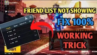 how to solve bgmi friends list not showing | bgmi friends not showing|bgmi friends not showing today