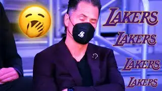 Lakers GM Rob Pelinka Sleeping During the Play-In Warriors vs. Lakers Game [2021]