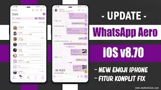 ✅WA Aero Populer 2022 || WhatsApp Aero iOS v9.40 Update Tampilan iPhone Terbaru 2022