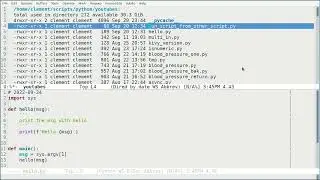 Python in Emacs 0072 - How a python script calls another python script?