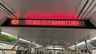 IND 8 Av Local: R179 (C) Train [Euclid Av to Washington Heights-168 St]