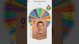 SIMULANDO la CARTA de CRISTIANO RONALDO en EAFC 25 👀💥🔝 #cristianoronaldo #cr7 #cristiano #shorts