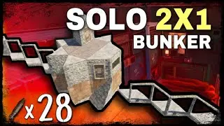 NEW 2X1 ROOF BUNKER BASE DESIGN 2021 | Rust Base Build