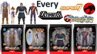 Wave 8 Super7 Ultimates Thundercats Wilykit Captain Shiner Hachiman Alluro