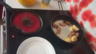 Готовим кровяные блинчики/ Блины из свинной крови