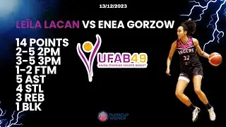 EUROCUP W PLAYOFF RD 1 - LEILA LACAN 14 POINTS HIGHLIGHTS VS  ENEA GORZOW
