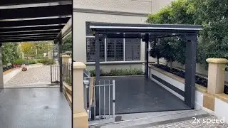 Hidden Vehicle Lift with Trafficable Roof