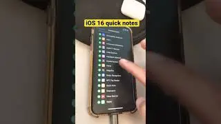 iOS 16 features: how to use quick notes 😛