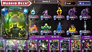 Let's play with this Modified HYBRID Deck ❤️ - Castle crush 🏰