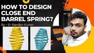 Barrel spring  3d design .
