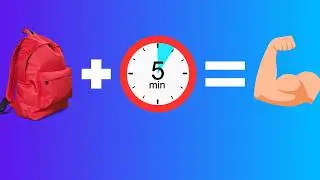 5-minute backpack workout for 55+