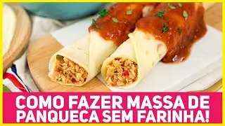 FAÇA PANQUECA SEM FARINHA! Massa fácil feita com Arroz Cozido e um Recheio delicioso | RM 590
