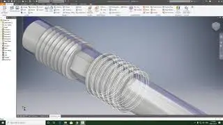 TDJ4M1 - TABLE LAMP - Adding A Fillet To The U.N.C. Thread And Creating a N.P.T. Thread Using THREAD