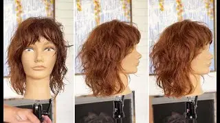 Creative Medium Layered Bob Haircut Tutorial With Fringe Bangs | Layered Cutting