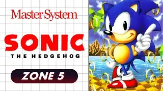 Scrap Brain - Stage 5 - Sonic The Hedgehog 1 (Part 6/8) - Master System - 1080 60ps