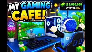 I Built the ULTIMATE Gaming Cafe in Roblox! (FREE ROBUX CODES GIVEAWAY!)