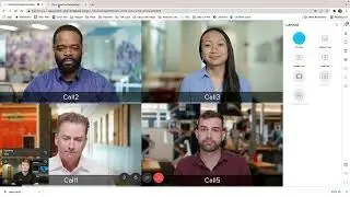 Updating name labels for live CMS calls using CMM