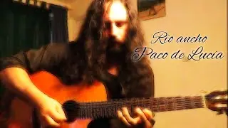 Río ancho (Paco de Lucía) versión por Rodrigo Díaz