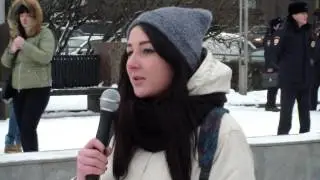 Санкт-Петербург. Митинг работников Carl's Junior