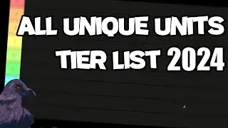 Age of empires 4 - Unique units TIER LIST VIDEO 2024