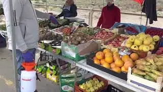 Sunday market in Almeria Spain