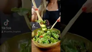 Refreshing Zesty Vinaigrette Salad! 🌿🌞 #food #shorts #viral #recipe #salad  #cookingvideo