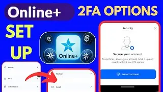 Online+ 2FA Setup Tutorial | Secure Your Account with Email & Backup (Step by Step Guide)