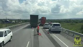 Дальнобой по России. ДТП перед Ачинском, Лидертранс и Бензовоз  27. 06. 2020 год