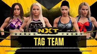 WWE 2K17 - Aliyah and Liv Morgan VS Sonya Deville and Lacey Evans
